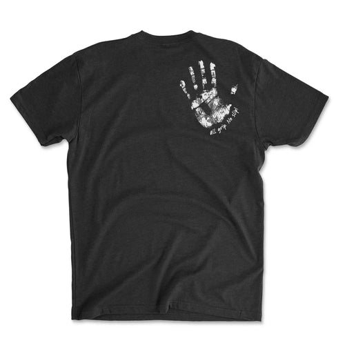 Tru Chalk Signature Brand Handprint Crewneck T-Shirt